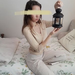 Everlane Lightweight Wide Leg Cropped Chino